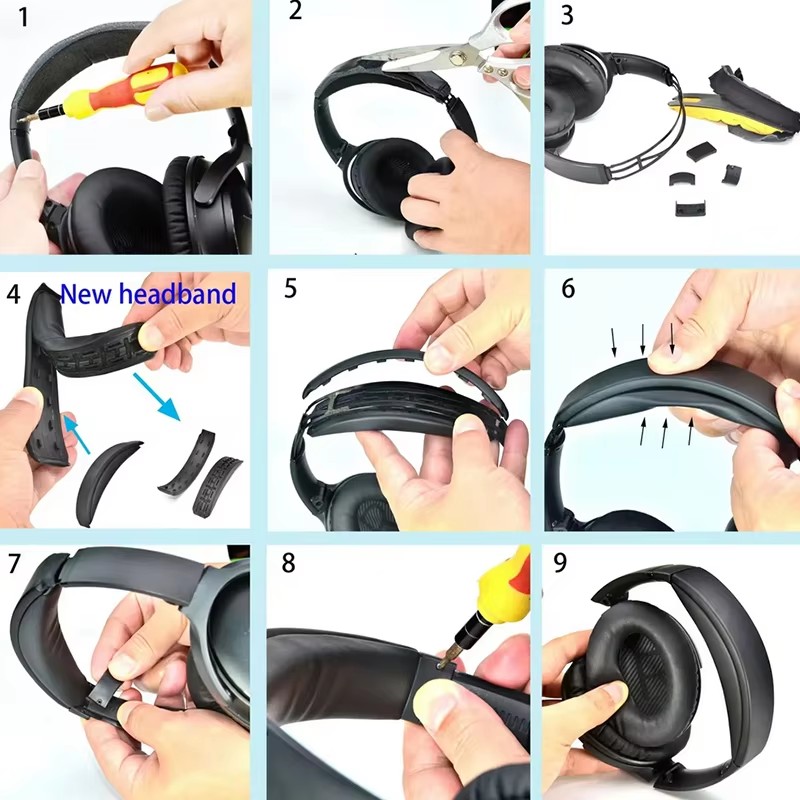 Removable Headband For Bose Qu - đánh giá và giá Bose Headphone Qc45