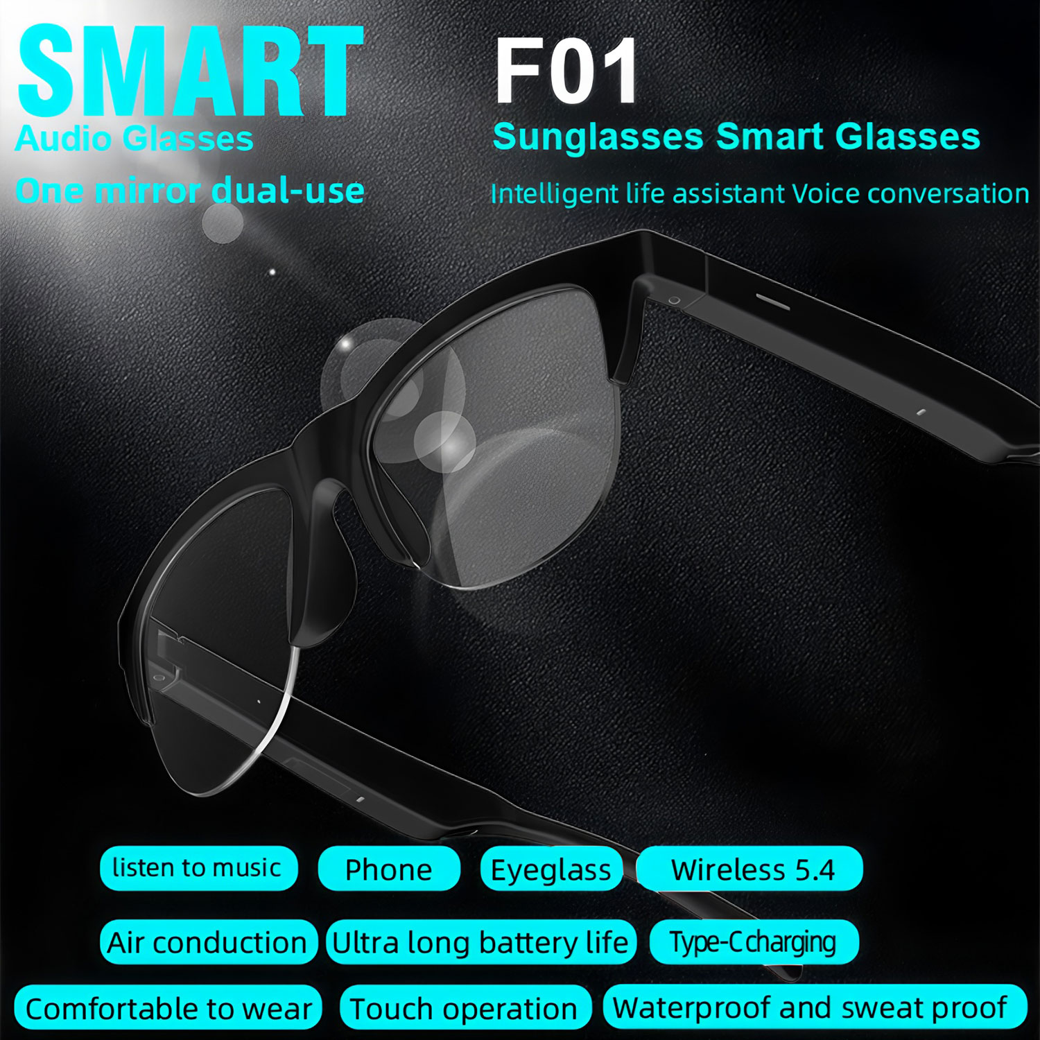 Smart Audio Sunglasses Bluetoo - đánh giá và giá Bluetooth Headset On Ear